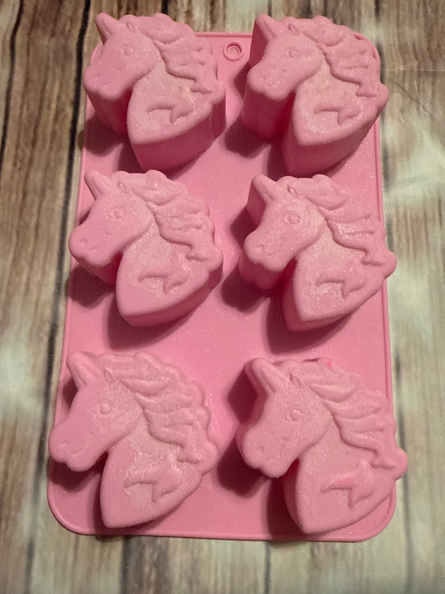 6 cavity unicorn mold