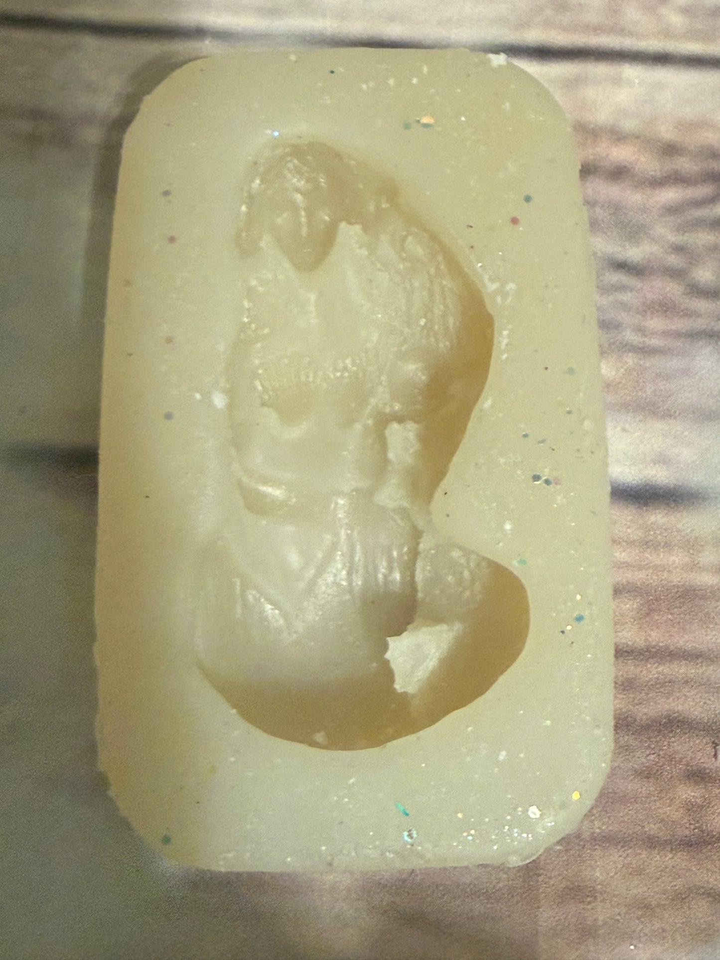 1 cavity mermaid mold