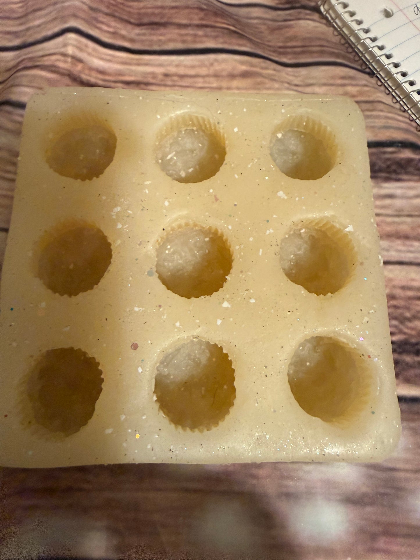 9 cavity mini cupcake mold