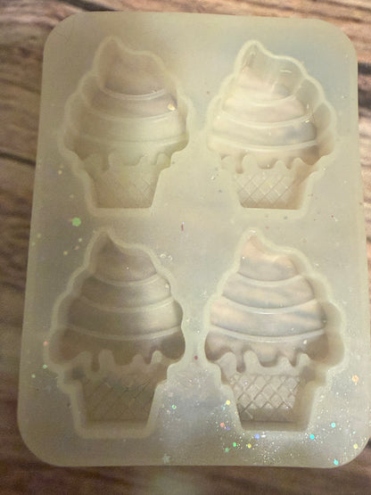 4 cavity ice cream cones