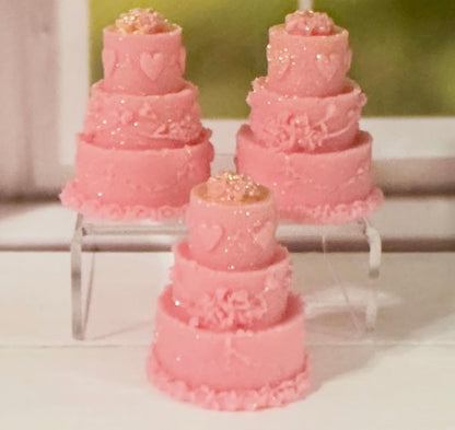 1 cavity 3 tier cake with flower mold