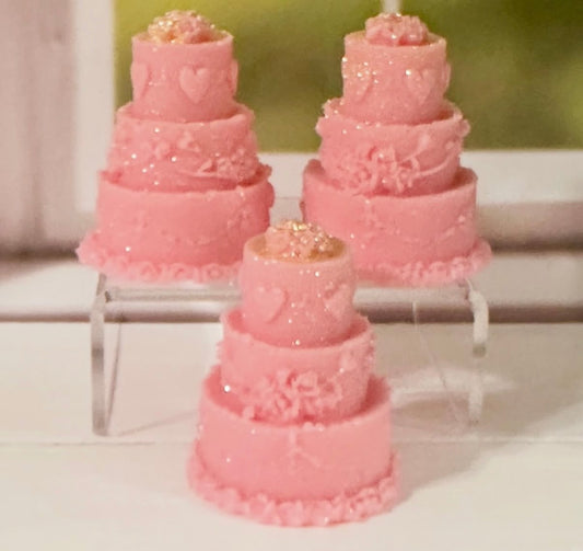 1 cavity 3 tier cake with flower mold