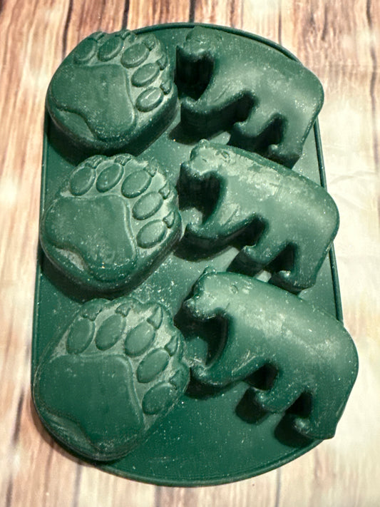 6 cavity bear mold