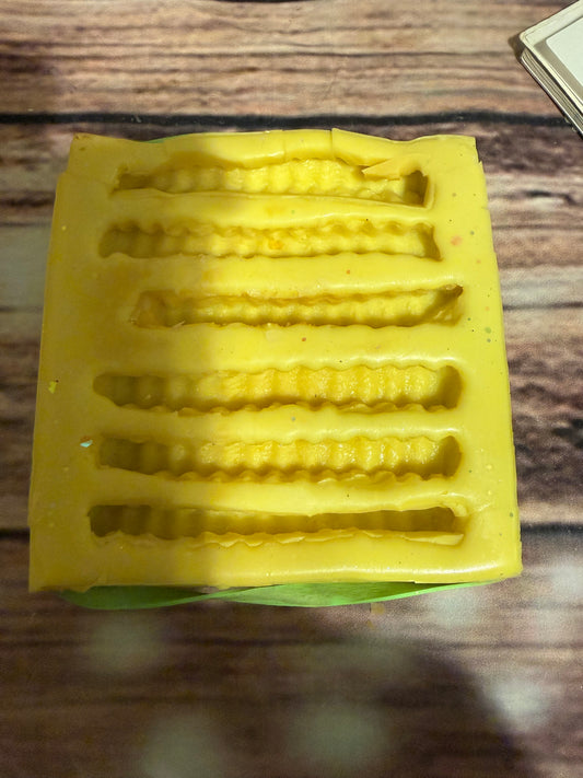 6 cavity french fries mold