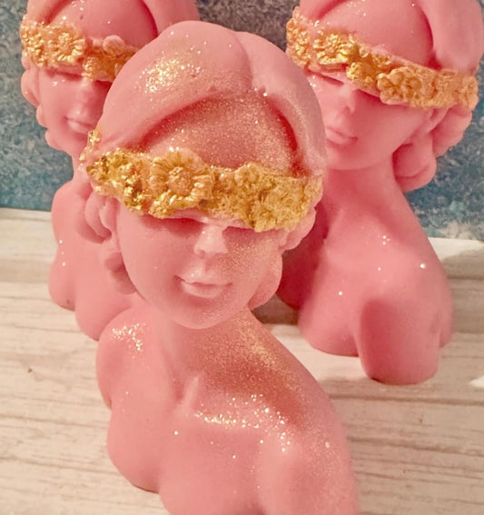 1 cavity girl with blindfold mold