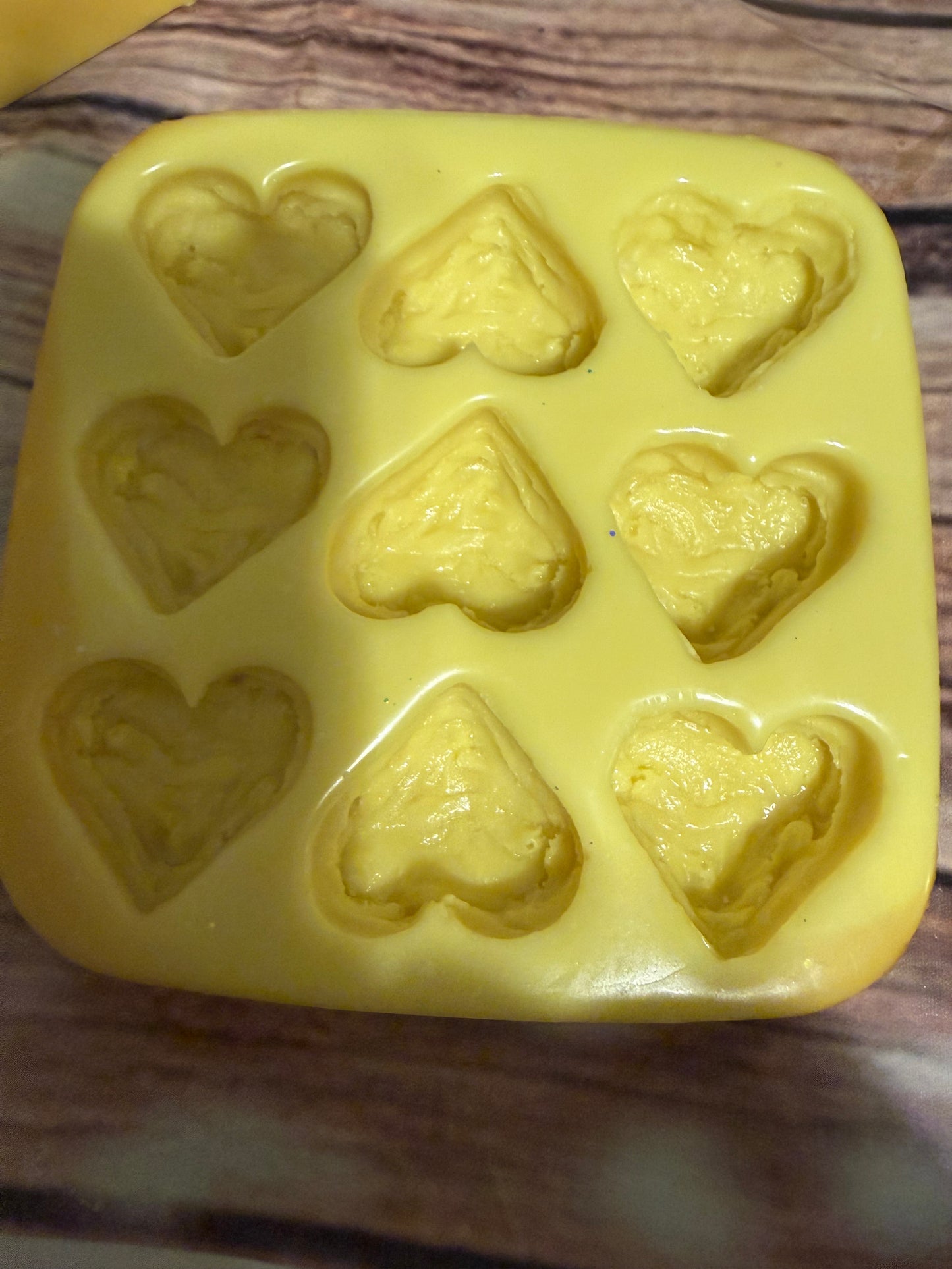 9 cavity frosted heart cookies mold