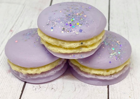 6 cavity macaron mold pink