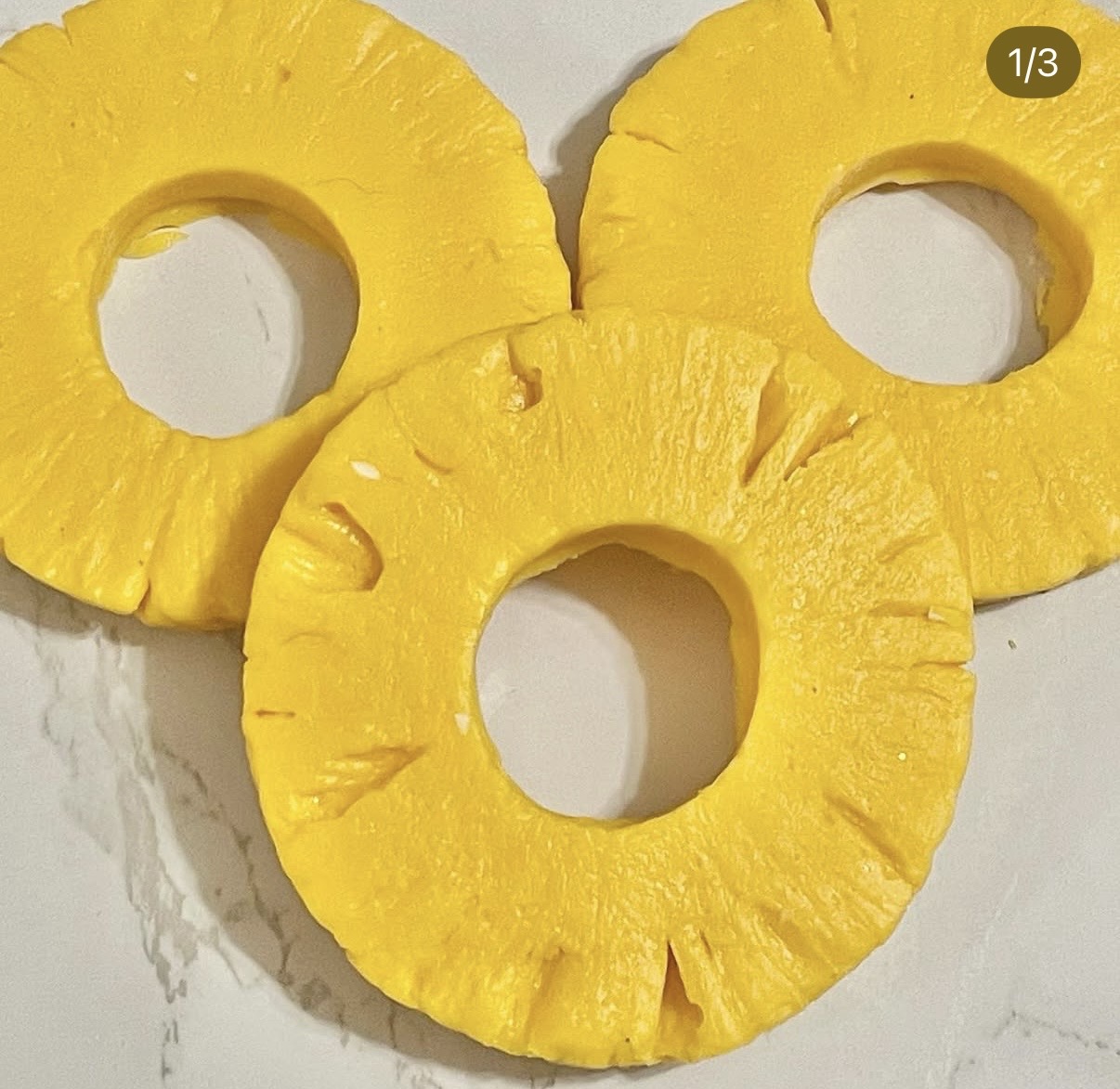9 cavity pineapple slices mold