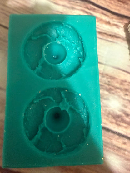 2 cavity thumbprint cookie mold