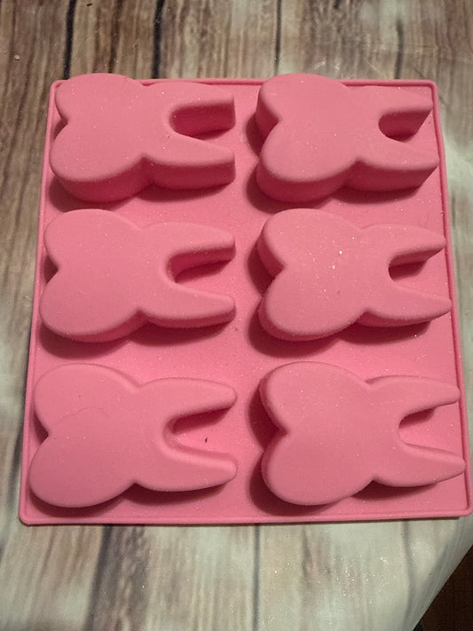 6 cavity tooth mold