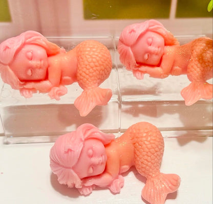 1 cavity 3D mermaid mold