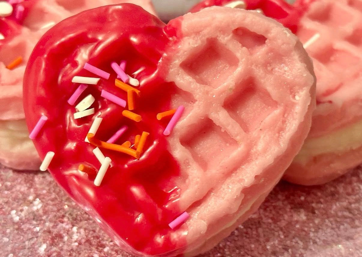1 cavity heart waffle mold