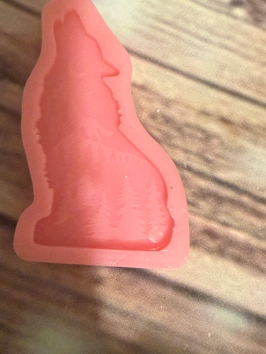 1 cavity 2D wolf mold