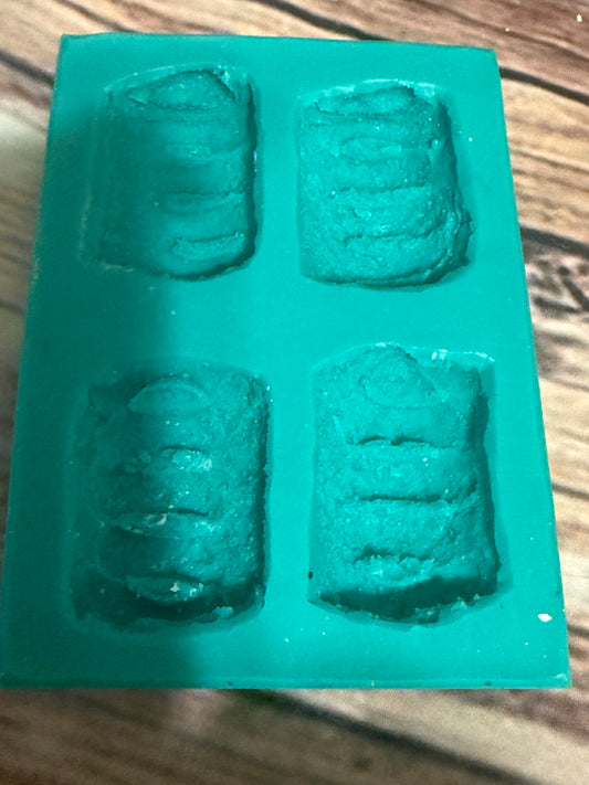 4 cavity strudel mold