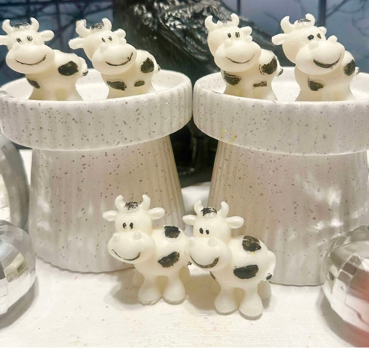 1 cavity 3d cow mold