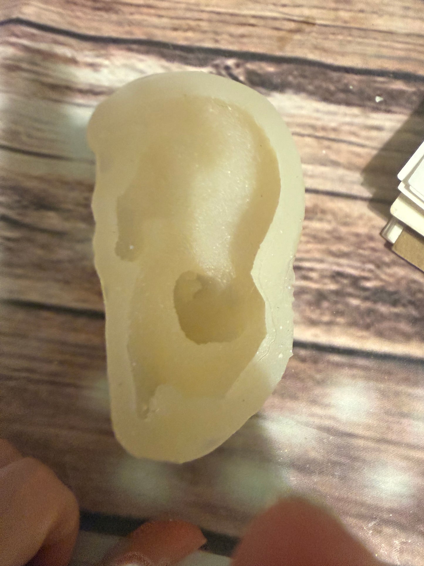 1 cavity lounging cat mold
