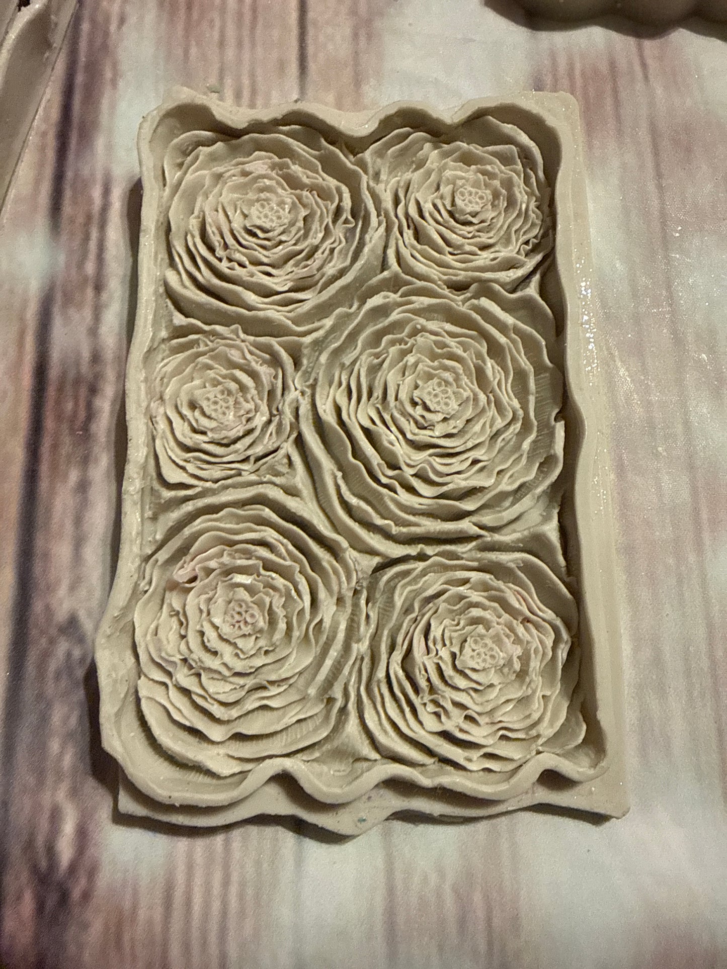 Peony slab mold