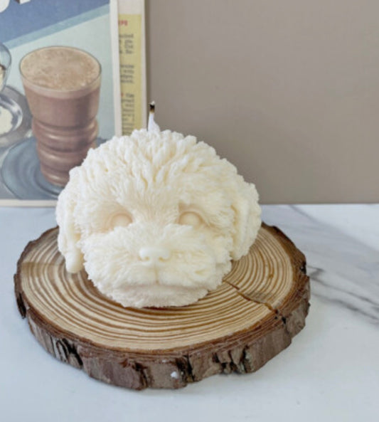 1 cavity poodle head mold