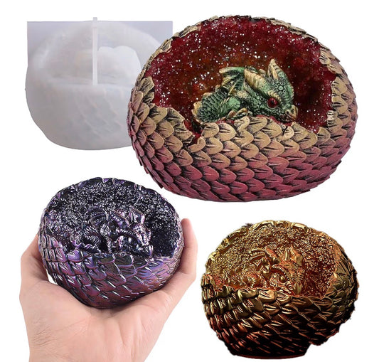 1 baby dragon in egg mold