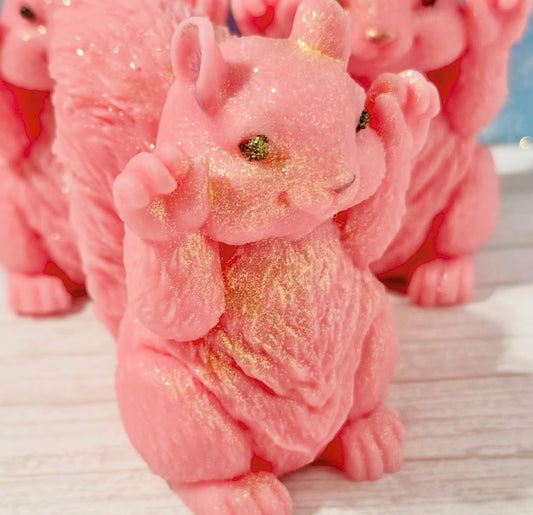 1 cavity squirrel hands up mold